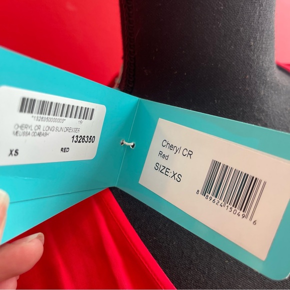 Melissa Odabash Cheryl Red Wrap Dress - Picture 9 of 12